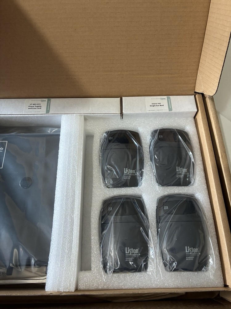 Listen Technologies LP-3CV-072-01 3-Channel RF Value Package 72 MHz