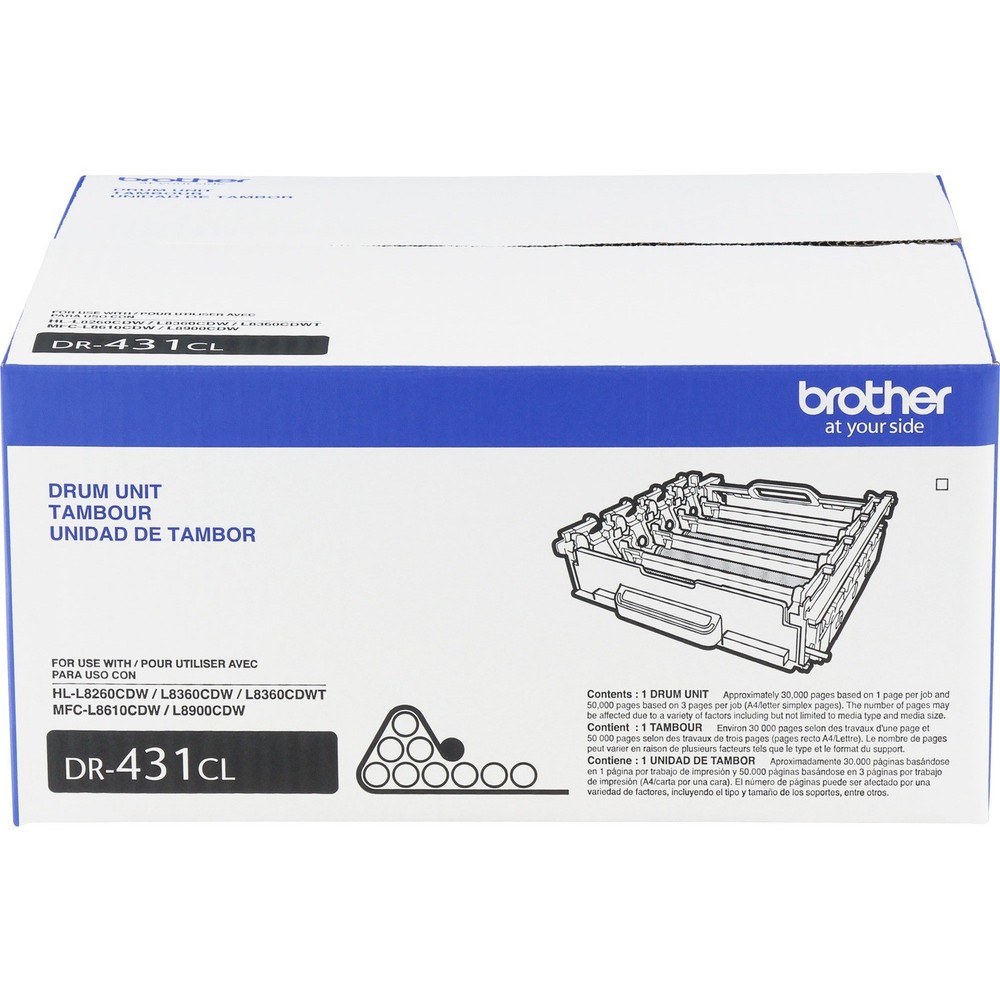 Brother Genuine DR431 Drum Unit (DR431CL)