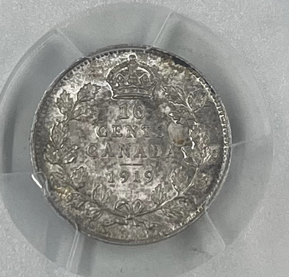 1919 10C PCGS MS64 Canada