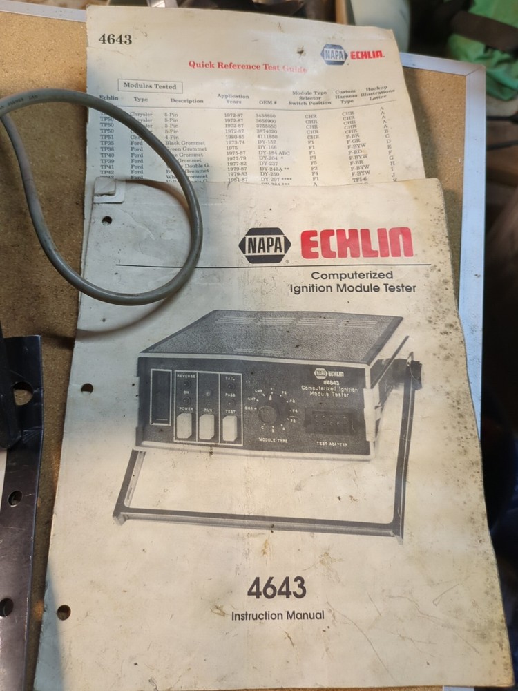 Computerized Electronic Ignition Module Tester Zetron Model IMT-1000 With Extra