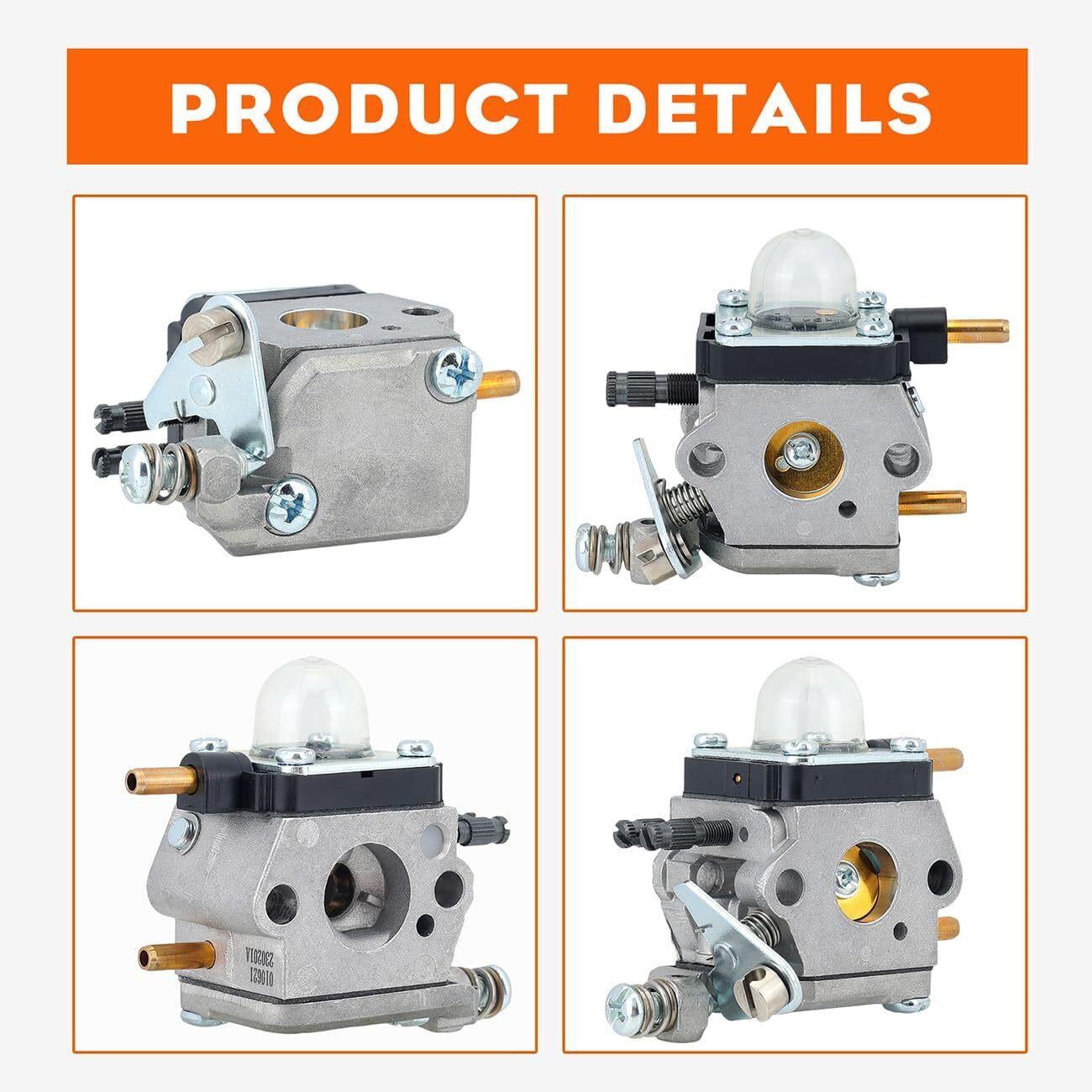 Carburetor for Mantis Tiller 7222 7225 SV-5C/2 Replaces A021001091 Zama C1U-K82