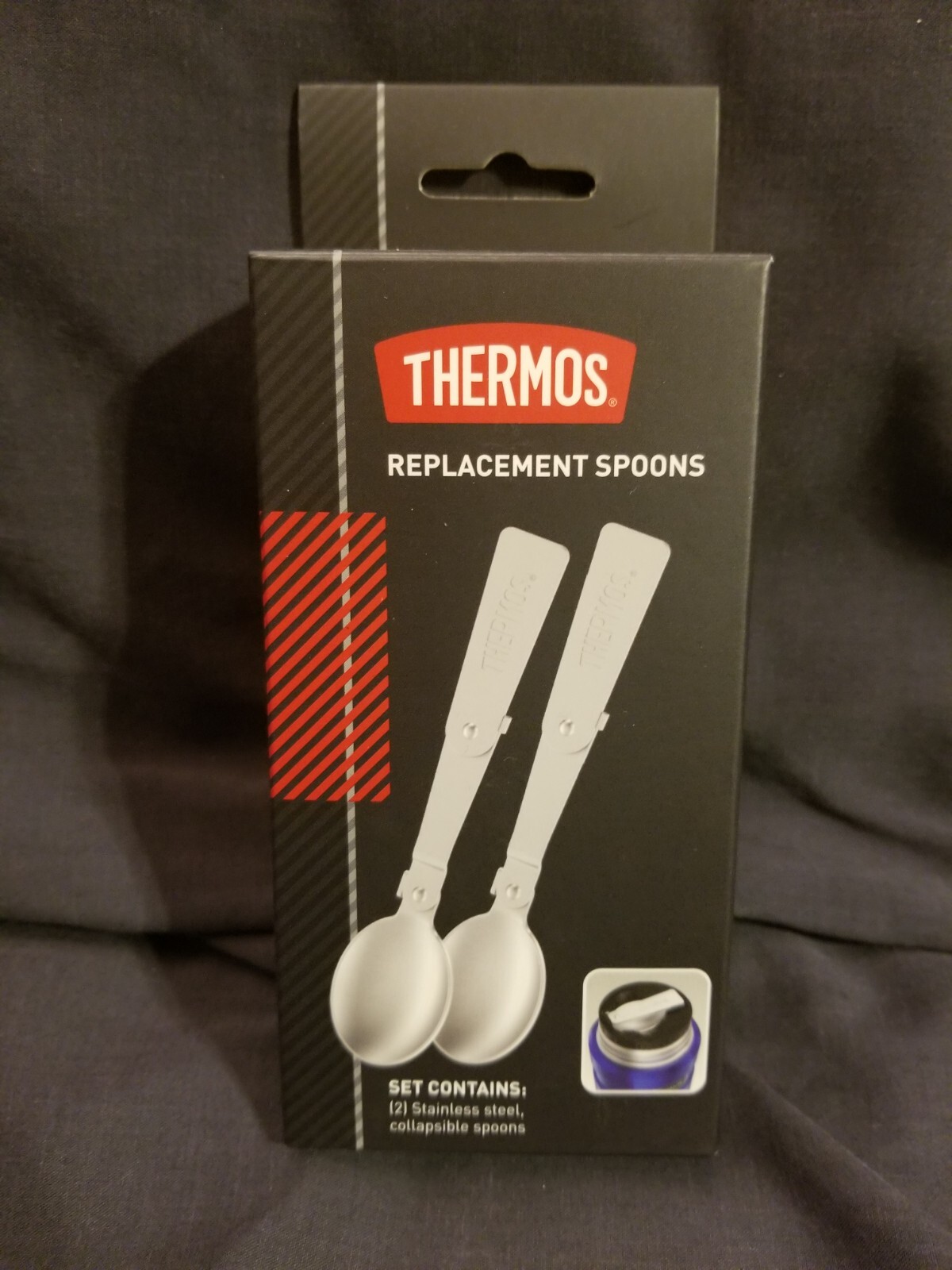 Thermos Foldable Metal Replacement Spoons - Set of Two