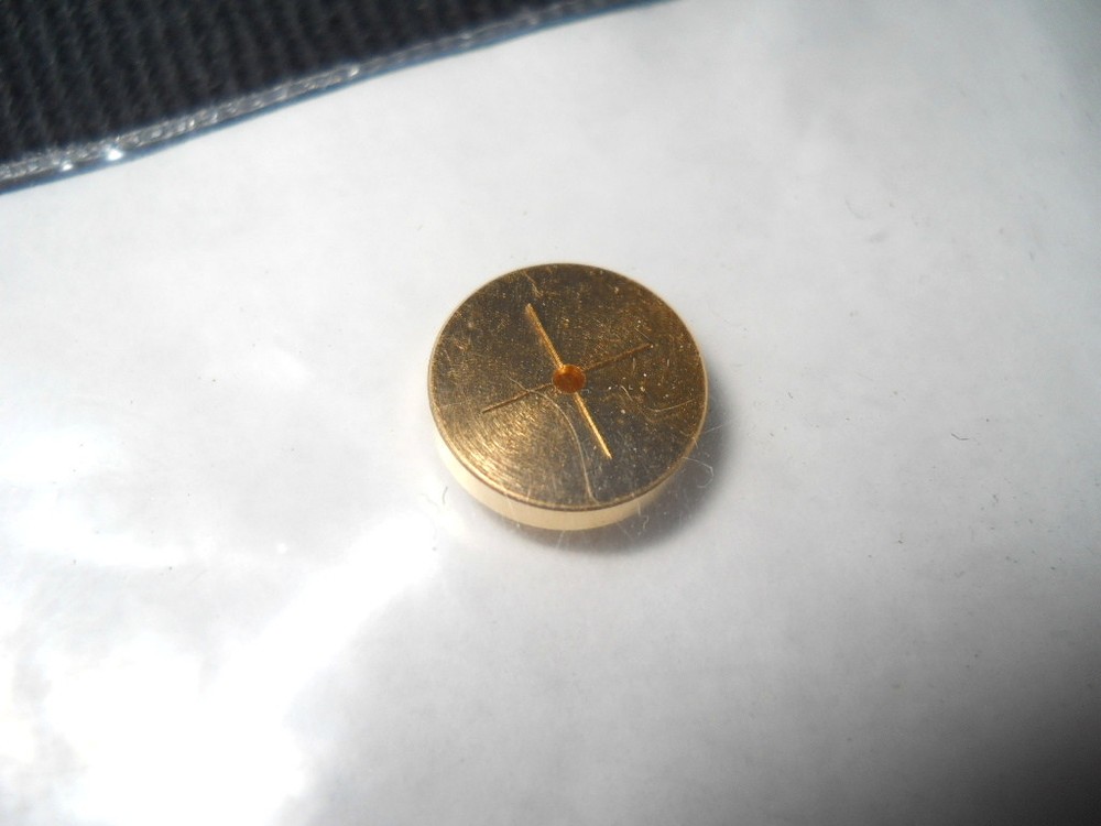 Agilent 5182-9652 Split/Splitless Seal Disk with Cross (Gold Plated)