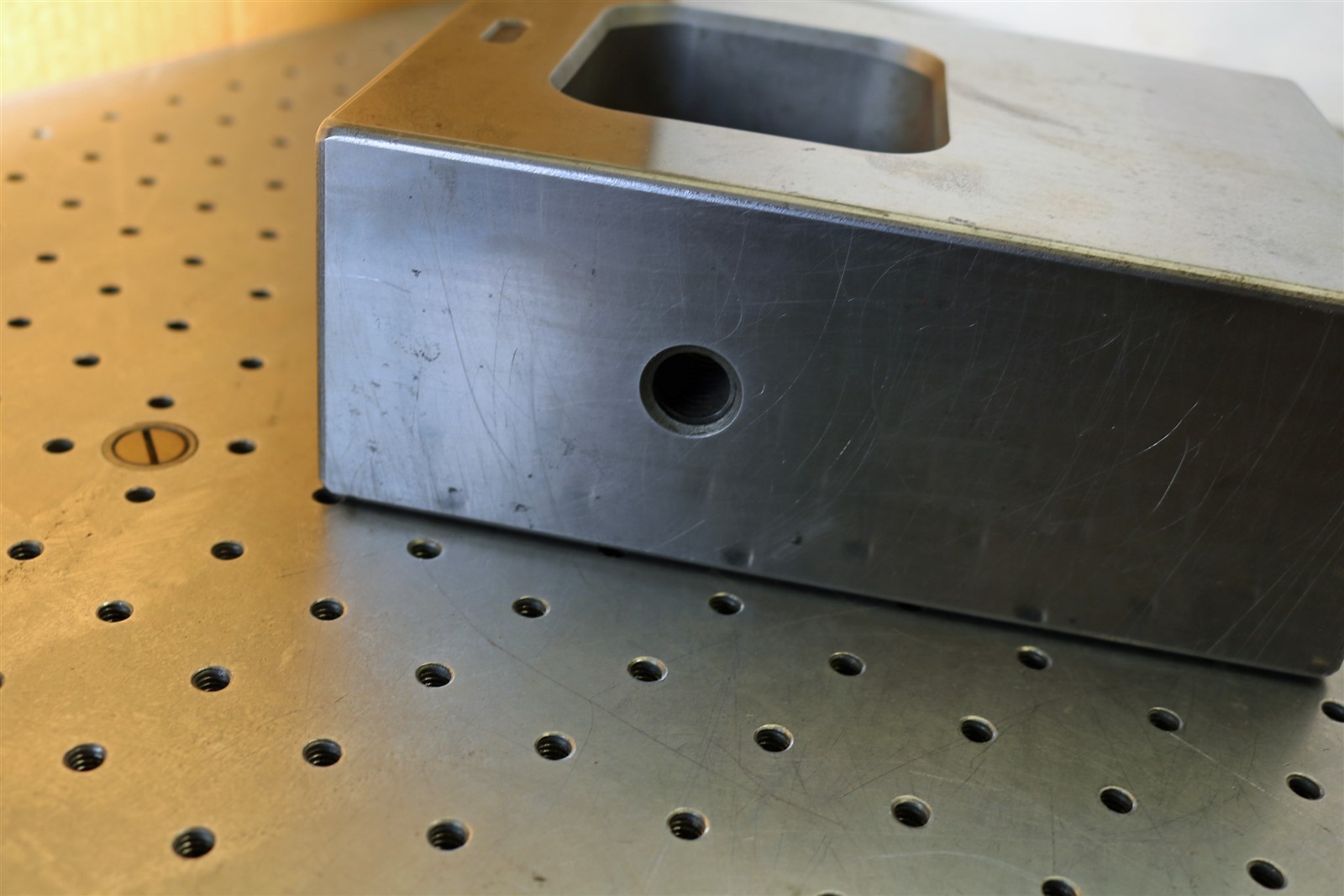 Jumbo Toolmaker Made 29 Lbs. Block, Fixture, Hardened & Ground - - E2868