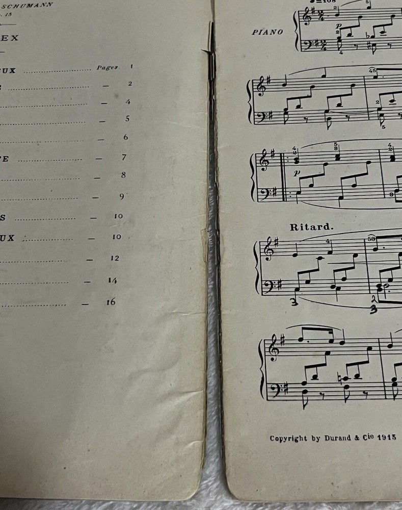 Scenes D’Enfants By R. Schumann Ref00390