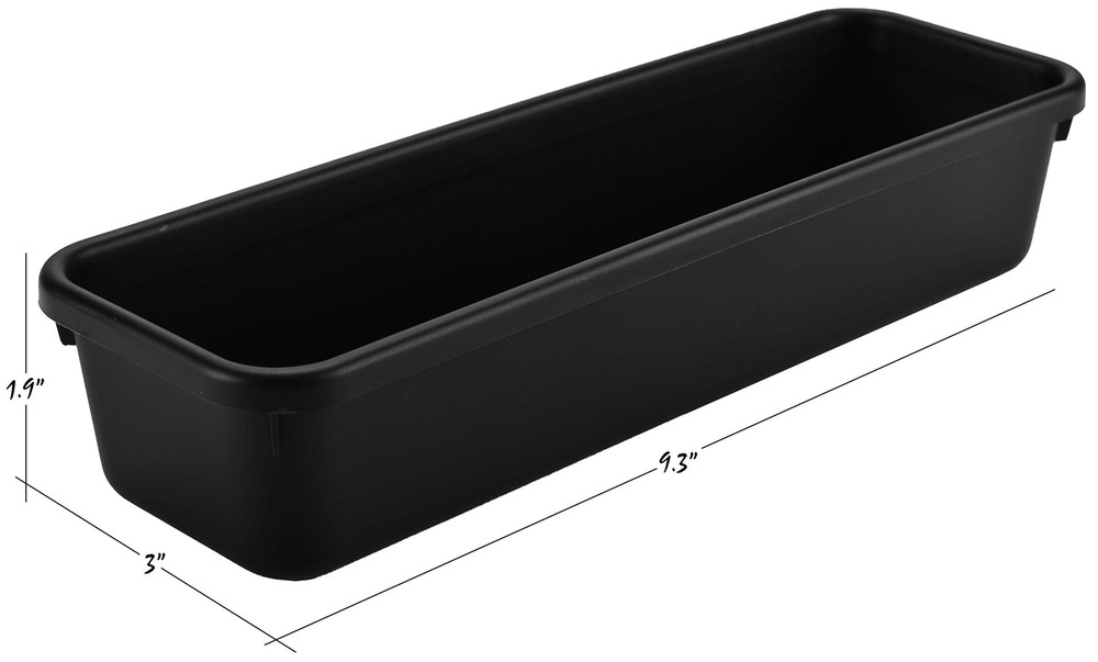 Interlocking Drawer Organizer Bins, Durable Plastic, Various Sizes(8-Piece Set)