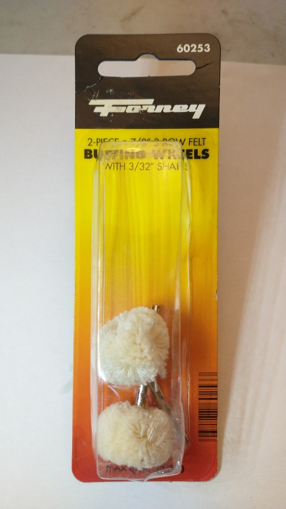 Forney Buffing Wheels- 2-Piece  7/8" 3 Row Felt. 60253