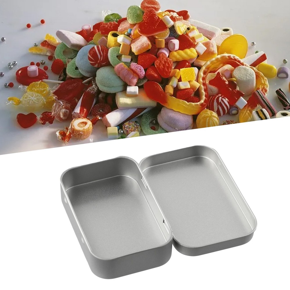 New Metal Box Storage Boxes for MINI Candles Practical Set Small Container