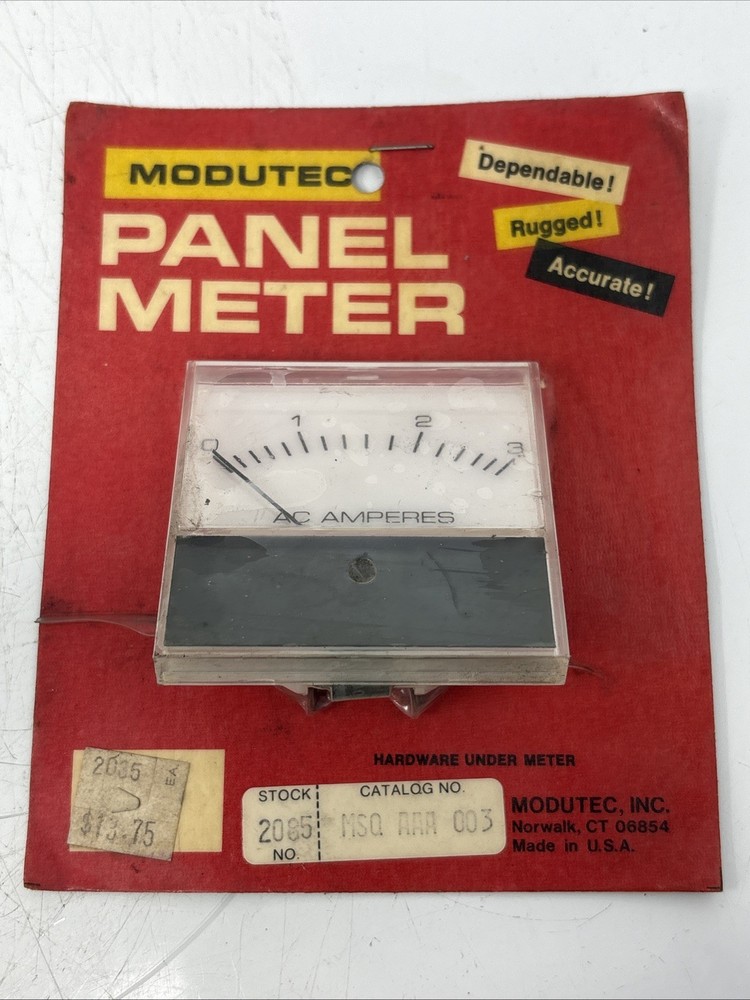 Modutec Panel Meter MSQ AAA 003 NOS
