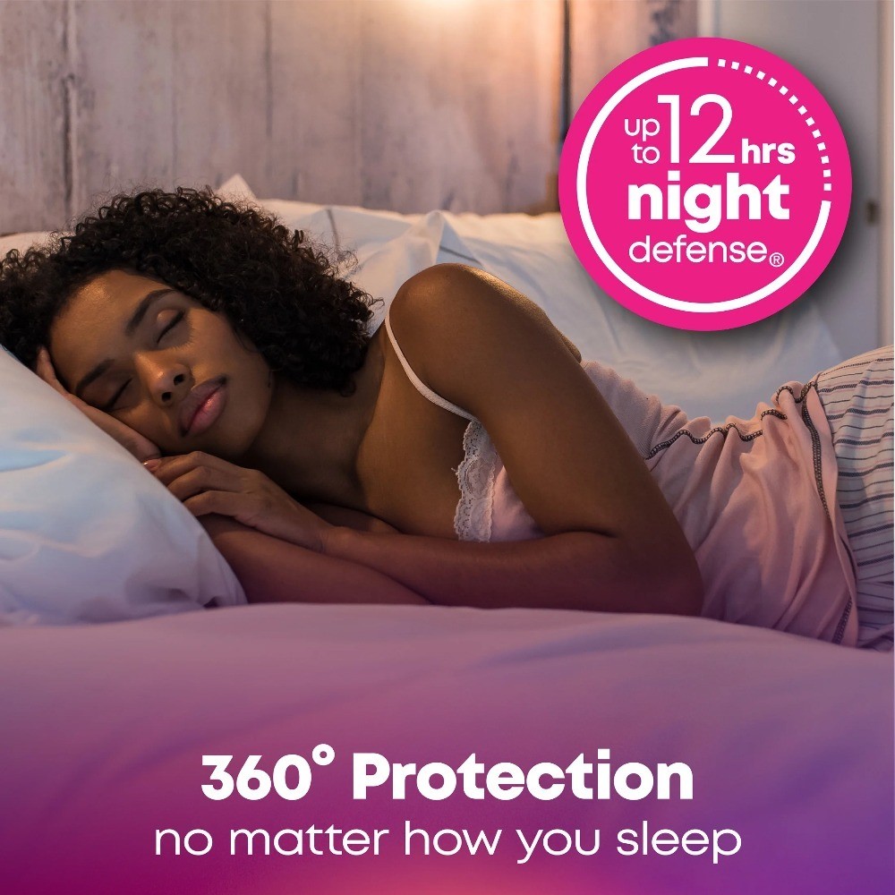 Ultra Thin Overnight Pads with Wings Extra Heavy Absorbency 22 Count