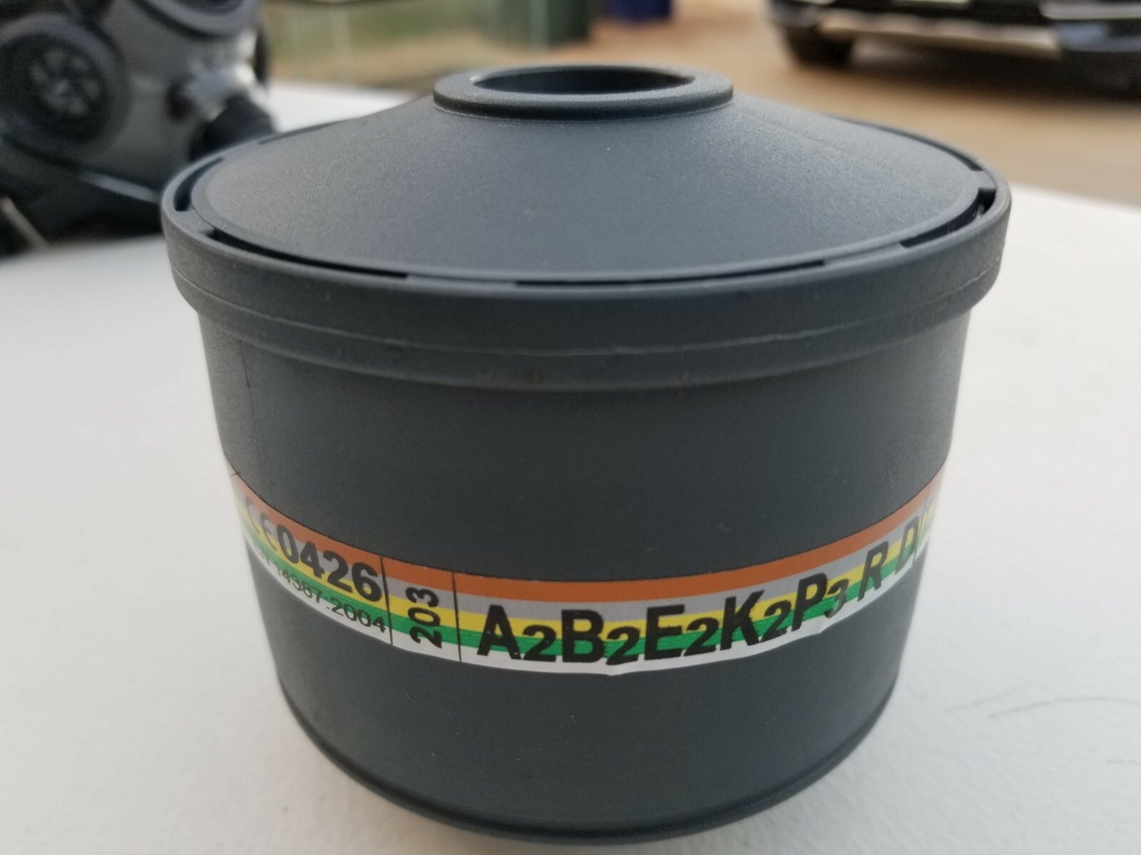 NATO 40mm NBC/CBRN Gas Mask Filter 3-Pak Newest Avail 5yr Shelf-Life Exp 4/2027