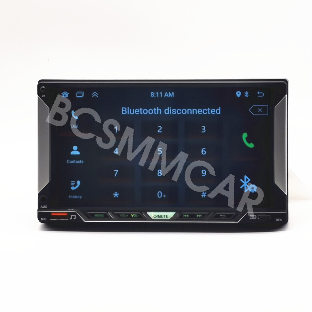 Android 12 Car Multimedia Player Bluetooth Double Din Audio/Video Mirror Link