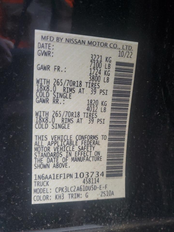 Camera/Projector Camera Front Fits 21-23 TITAN 352893