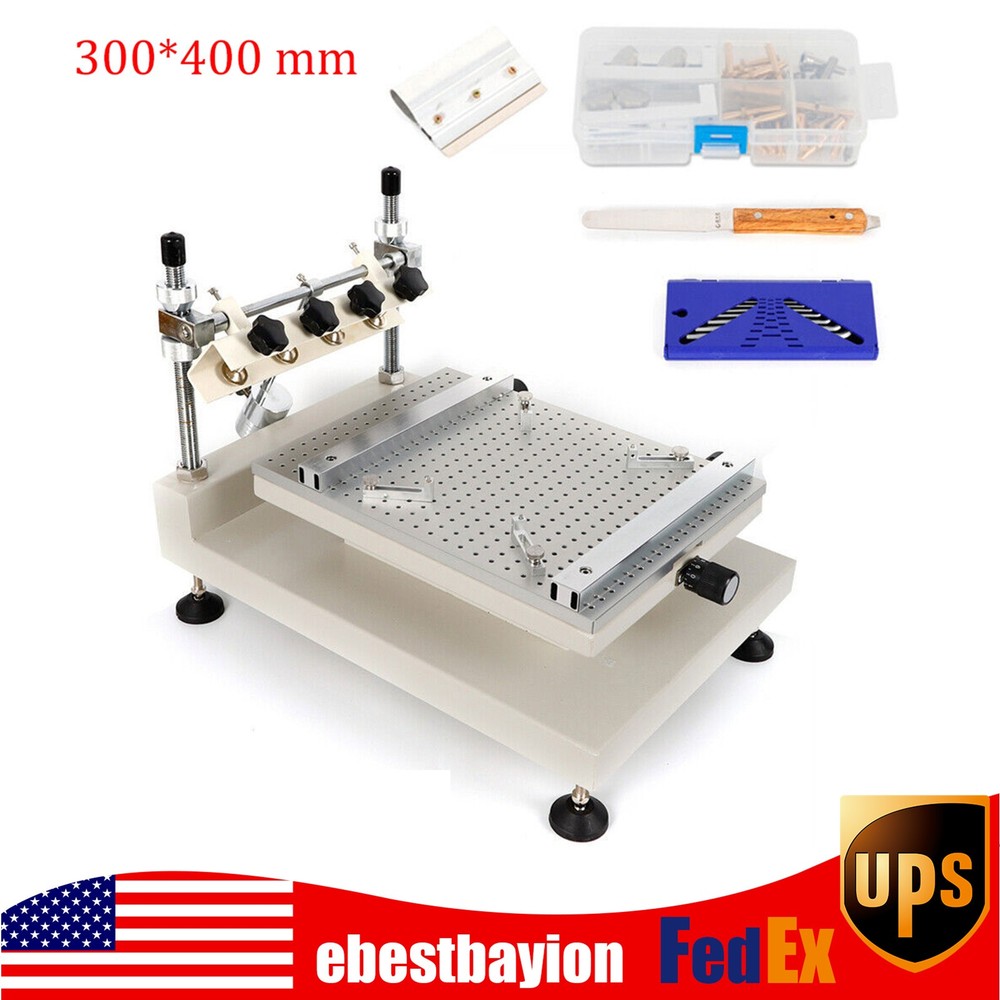 3040 Manual Solder Paste Printer PCB SMT Stencil Printing Machine High Accuracy