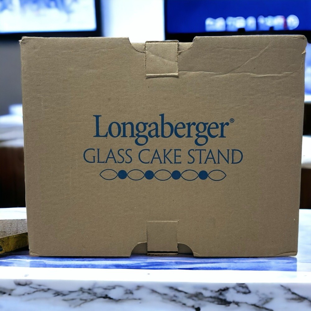 Longaberger Glass Cake Stand #31196