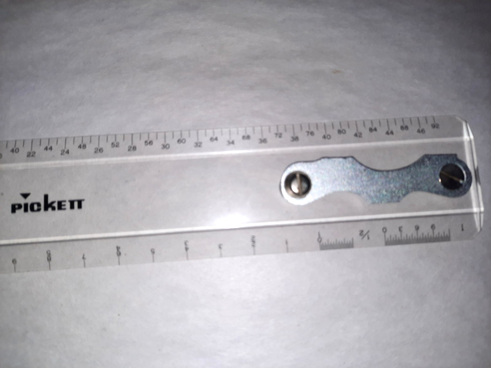 Pickett 12" Plastic Drafting Scale; 1/8, 1/4, 1/2, & 1