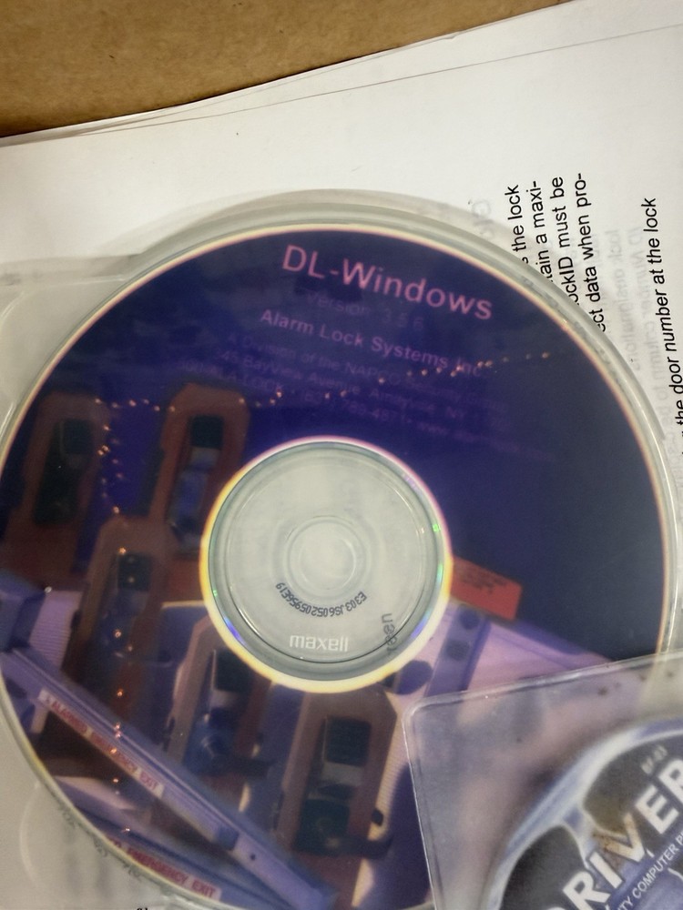 Alarm Lock Systems Inc. Windows Drivers Update Software CD ALPCI2-U 743411DR