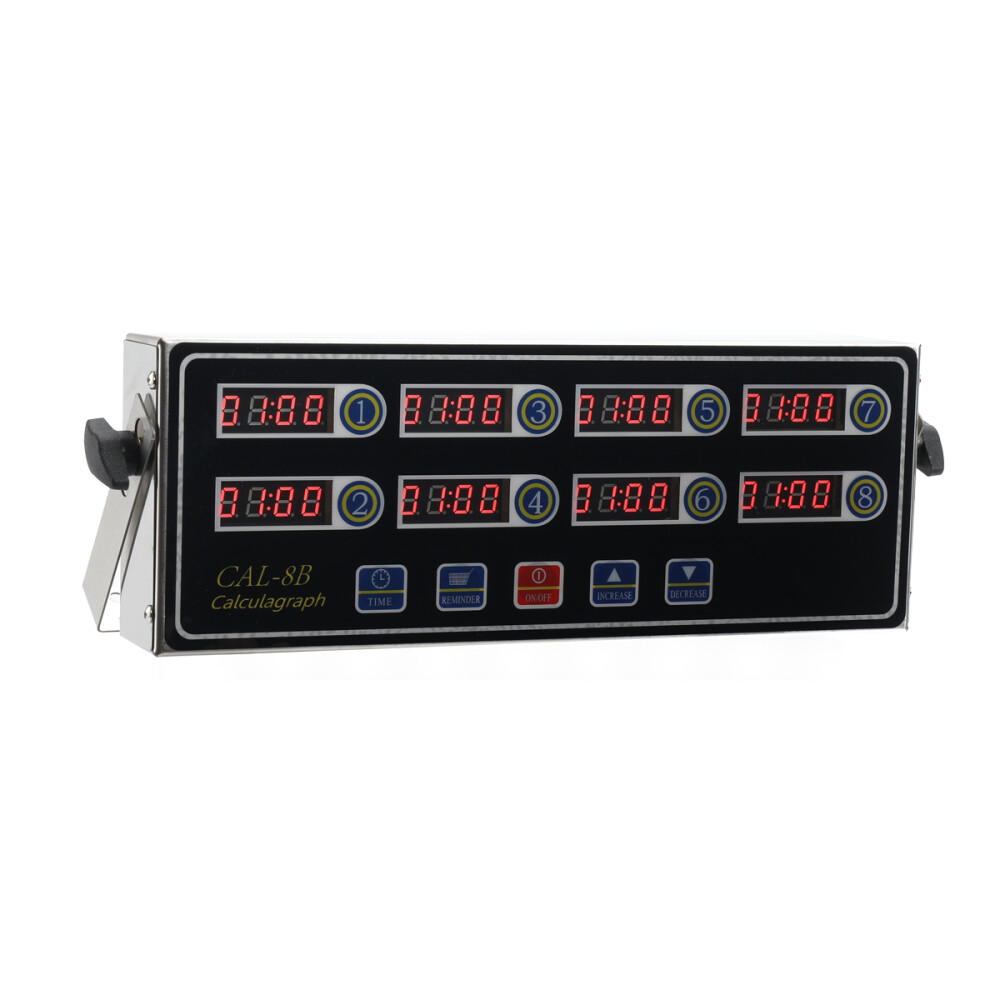 8 Channel Digital Kitchen Timer Deep Fryer Timer Food Cooking Digital Timer