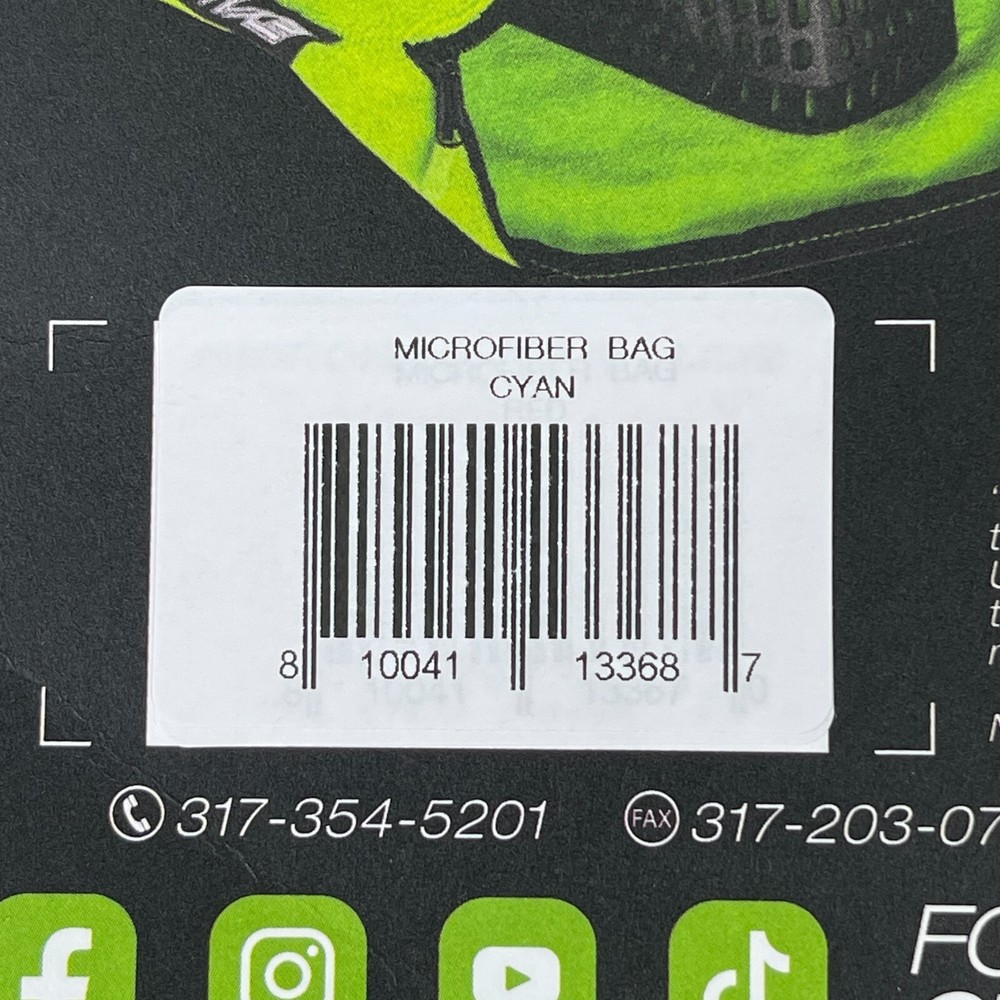 NEW Exalt Multipurpose Microfiber Bag - Cyan