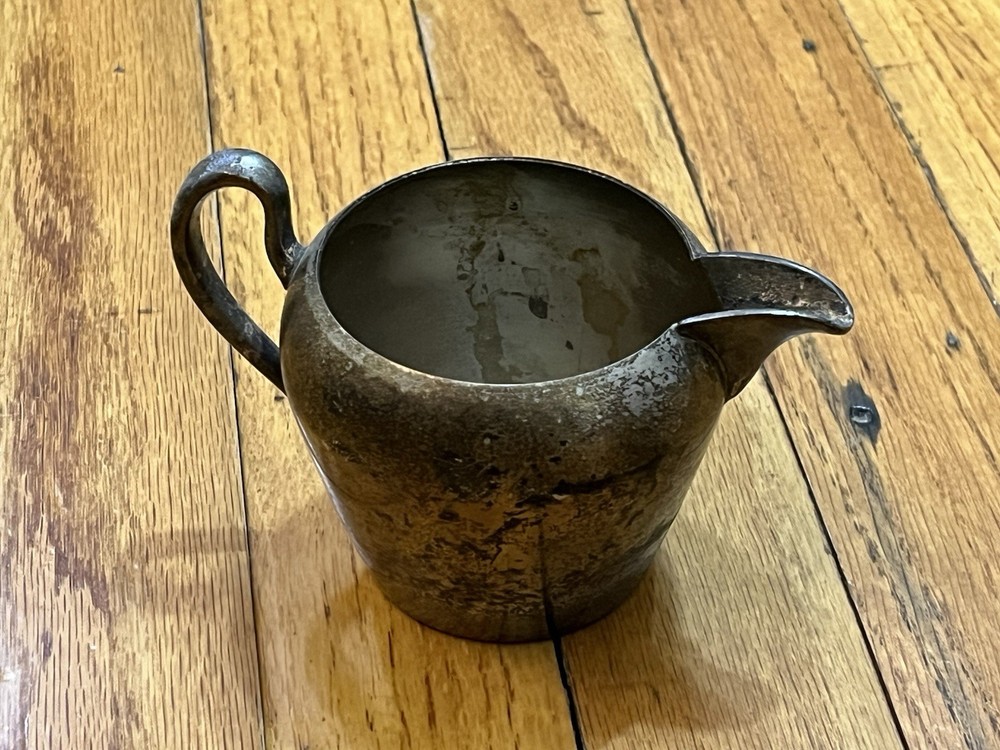 Gotham Silver on Copper Sugar (No Lid) & Creamer Set