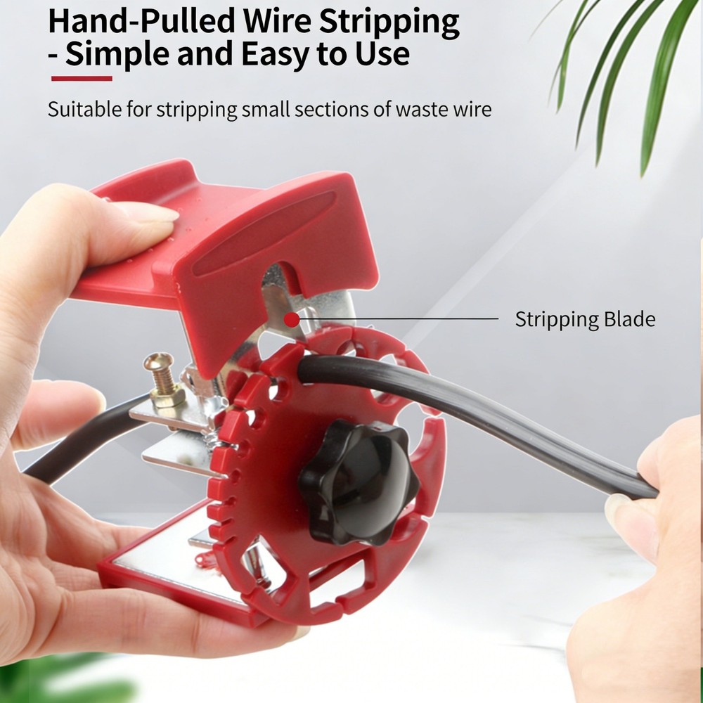 Wire Stripper Tool for Stripping Insulation from Solid or Stranded Copper Wires