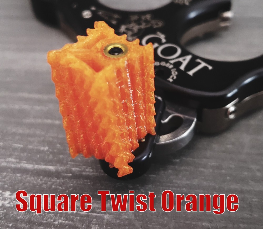 === Carter Ultraview TruBall Release SQUARE TWIST Thumb Button Peg Knobs