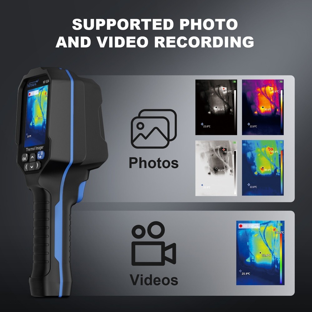 Handheld Thermal Imager IR Infrared Imaging Camera Laser indication 2.8" LCD 8G