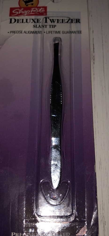 Shoprite Deluxe Tweezer Slant Tip Precise Alignment