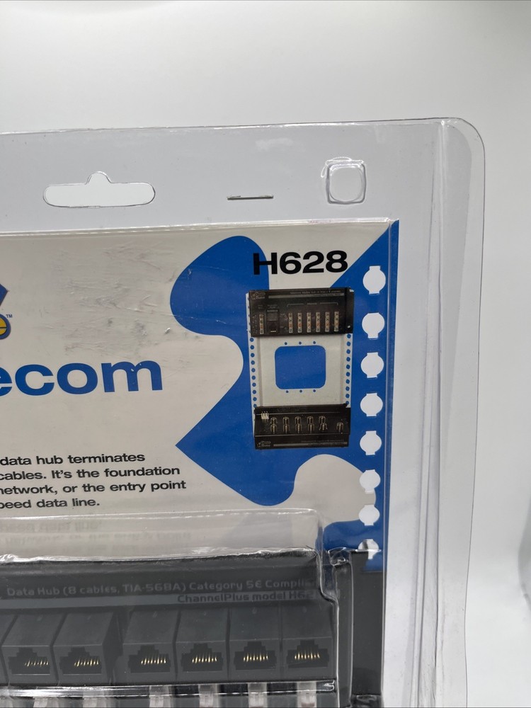 New Open House Telecom Data Termination Hub Module H628 ChannelPlus CAT-5 Netw.