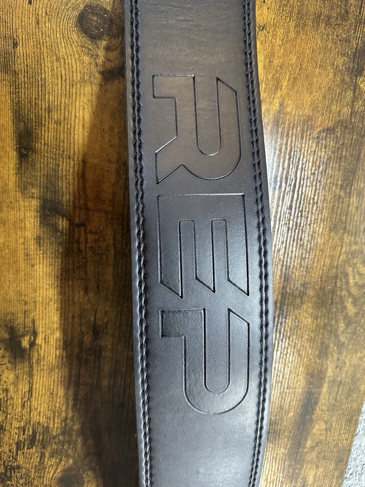 Weight Lifting Belt Black Leather for  Support Power Lifting...Size Medium