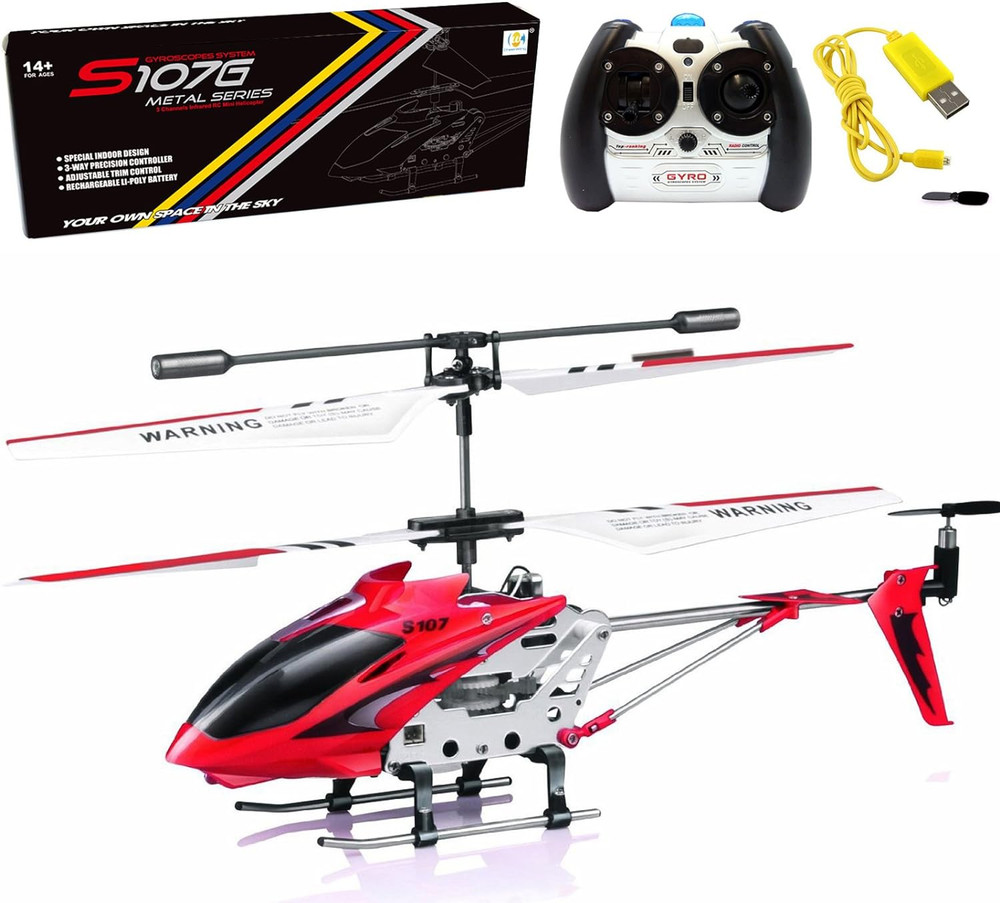 Mini RC Helicopter - 3CH Precise Remote Control Gyro System Flexible Blades