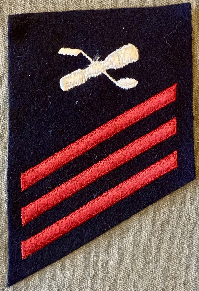 US Navy Rate Molder Fireman Striker E-3 rank Patch USN MLFN