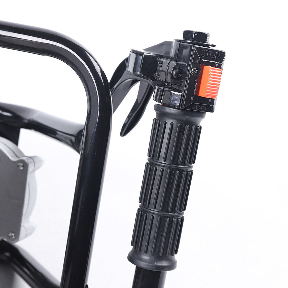 52cc 2 Stroke Post Hole Digger with 2 Bits Gas Powered Earth Auger Drill Machine