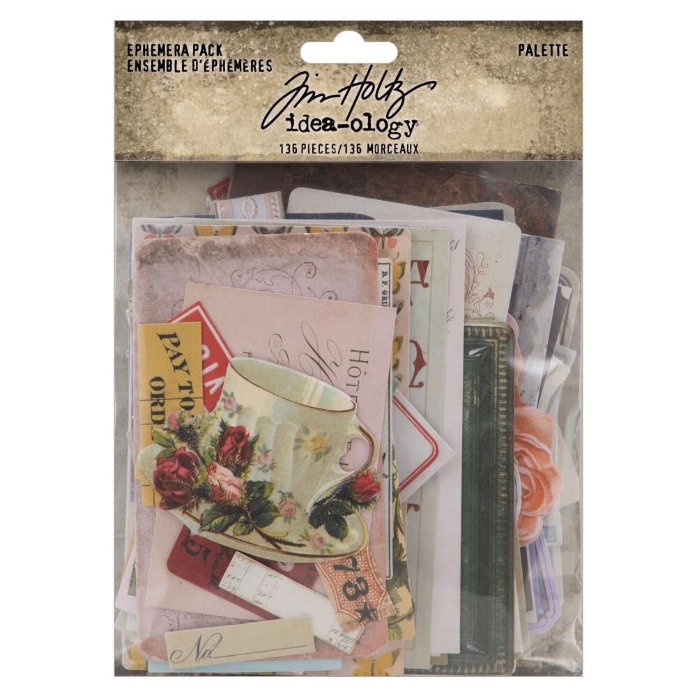Tim Holtz ~ EPHEMERA PACK ~ Palette ~ Idea-ology