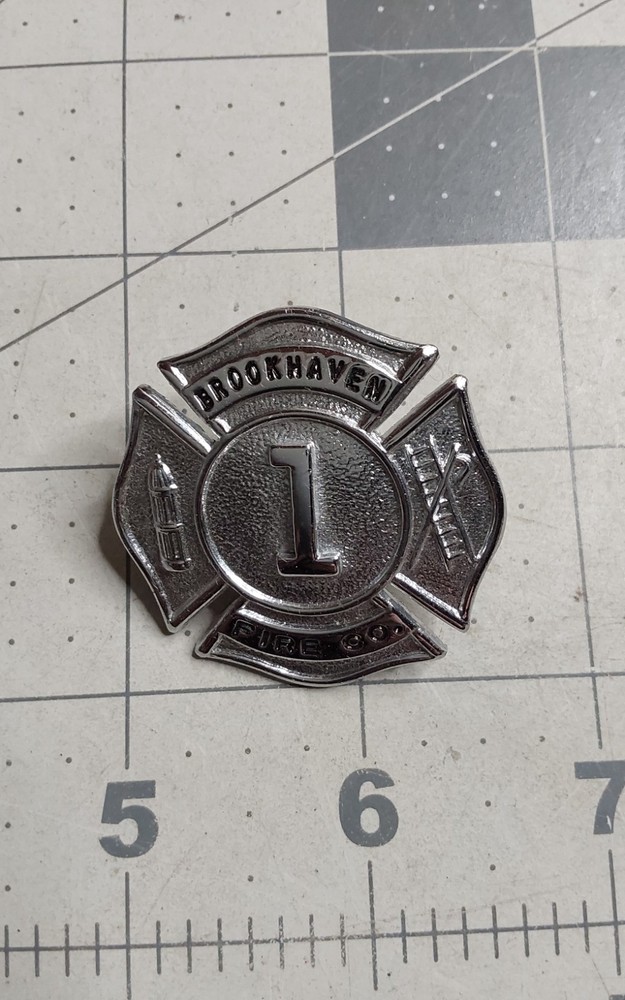 Brookhaven Fire Co Department Hat Pin