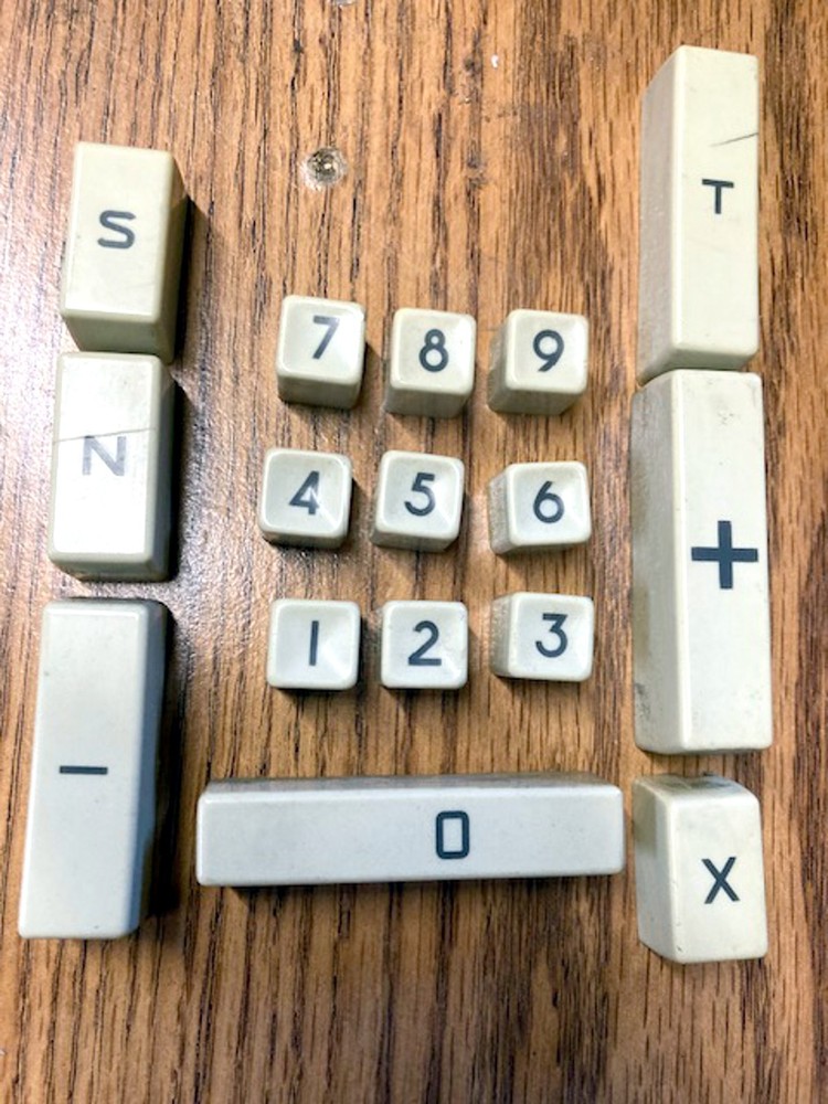 Remington Sperry Rand Model 103 Electric Adding Machine Top + Button Parts Only
