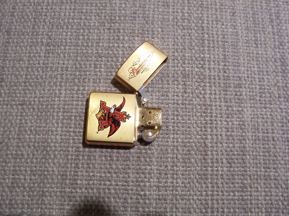 LIMITED EDITION ZIPPO LIGHTER BUDWEISER MILLENNIUM NEVER STRUCK E 2000