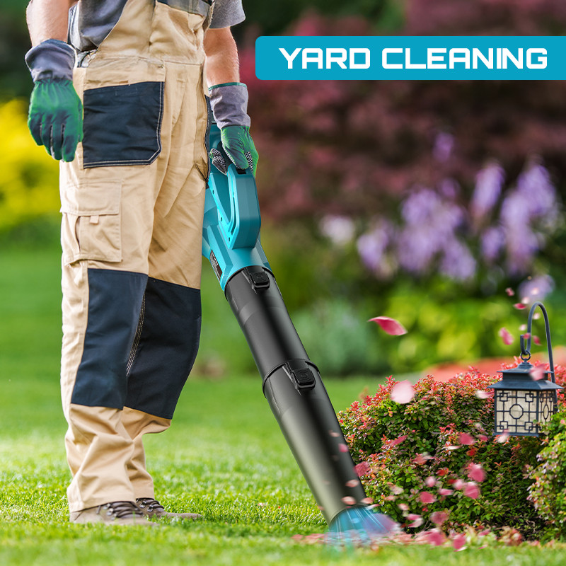 Professional Seesii Leaf Blower 780CFM 400MPH Charger Adjustable Strap 2x4000mah