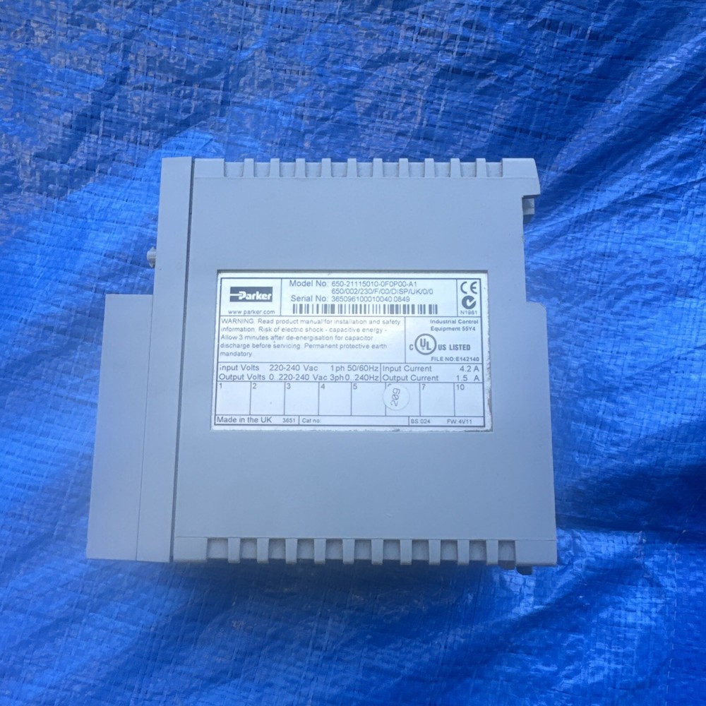 Parker 650-21115010-0F0P00-A1 (front Display Missing)
