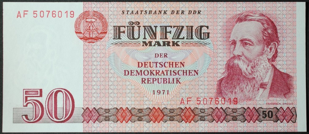 Germany DDR P30a 50 Mark  Gem Uncirculated