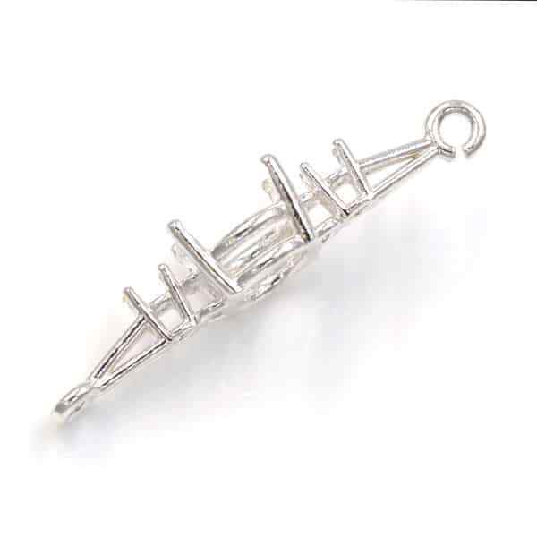 Oval Accented Pre-notched Bracelet Link