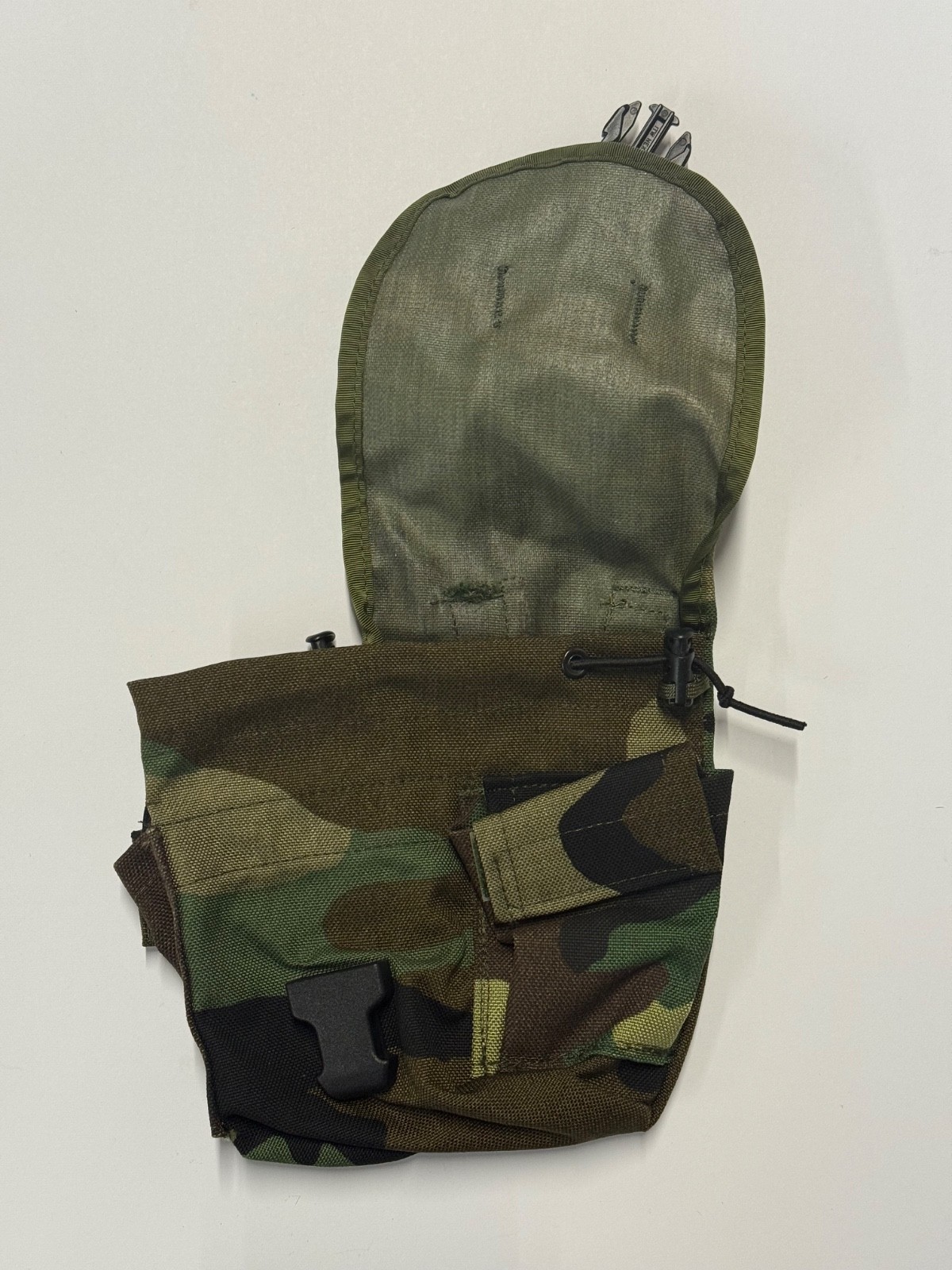 NEW MOLLE 1 QT Canteen Carrier / Utility Pouch Woodland M81 BDU
