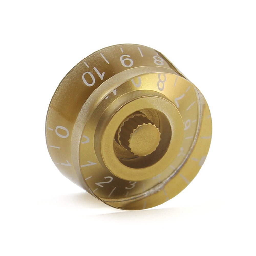 60 PCS Gold Guitar Knobs Volume Tone Control Speed Knobs Button for LP Guitar