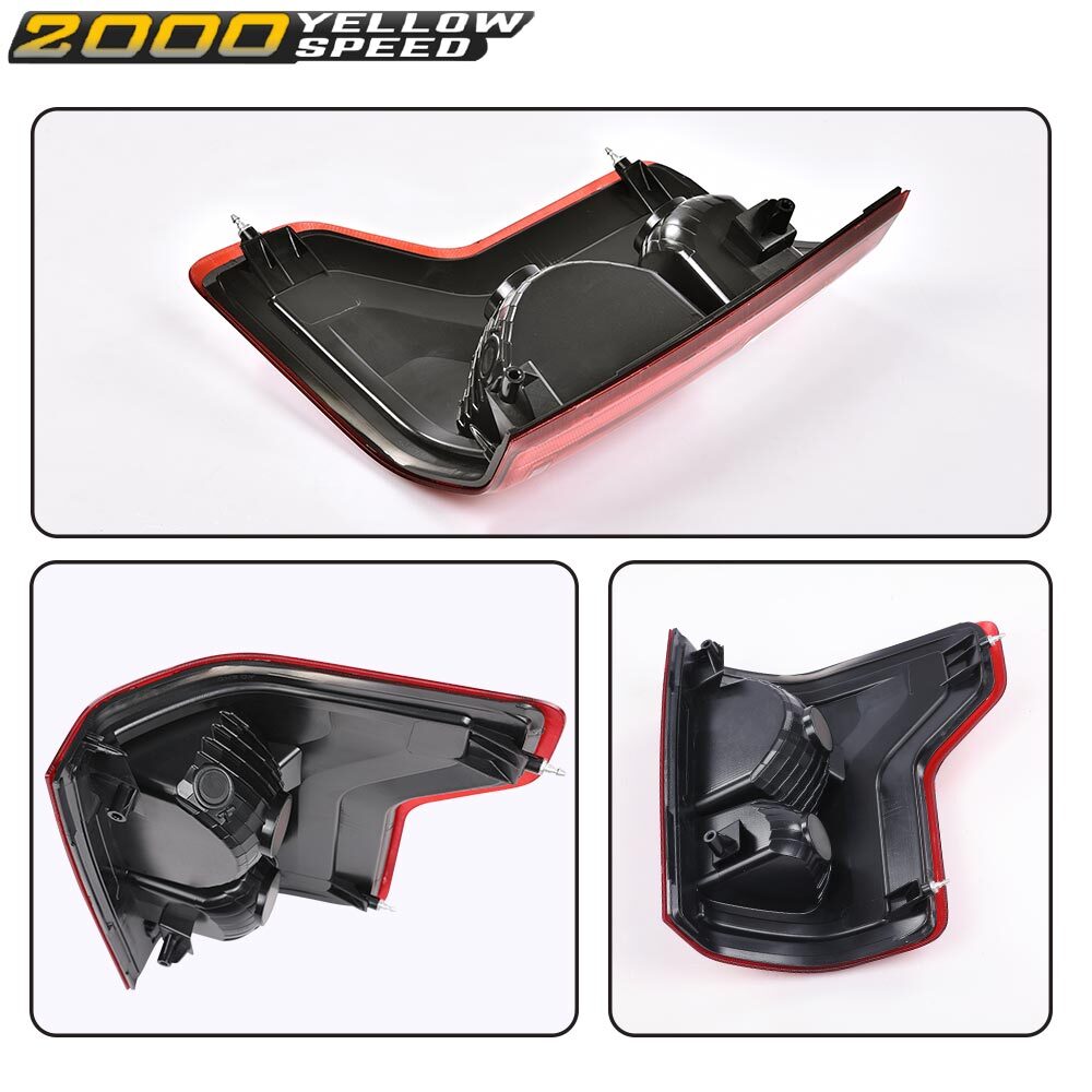 Tail Lights Fit For 2015 2016 2017 Ford F-150 Pickup Halogen Rear LH And RH Lamp