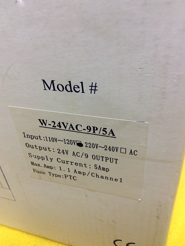 9CH Channel CCTV Security Camera Distributed Power Supply DC 24V