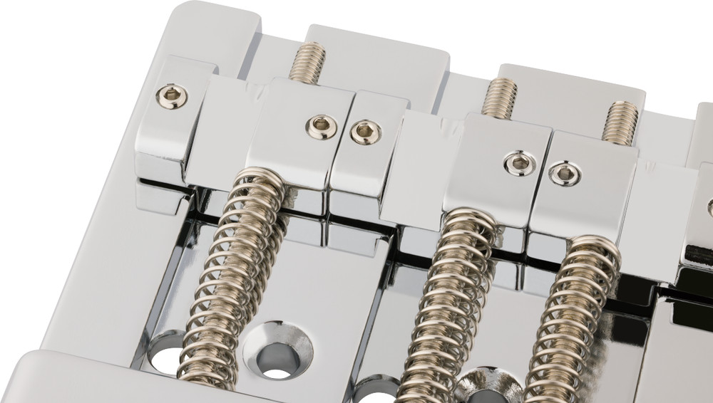 Fender HiMass String-Through 4-String Bass Bridge Assembly W/ Brass Saddles