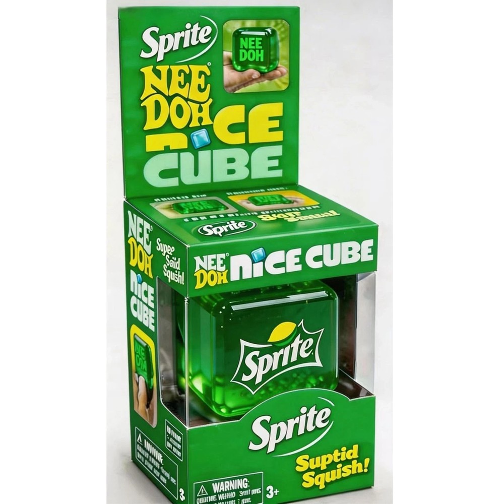 Needoh Limited Edition Sprite Nice Cube Suptid Squish