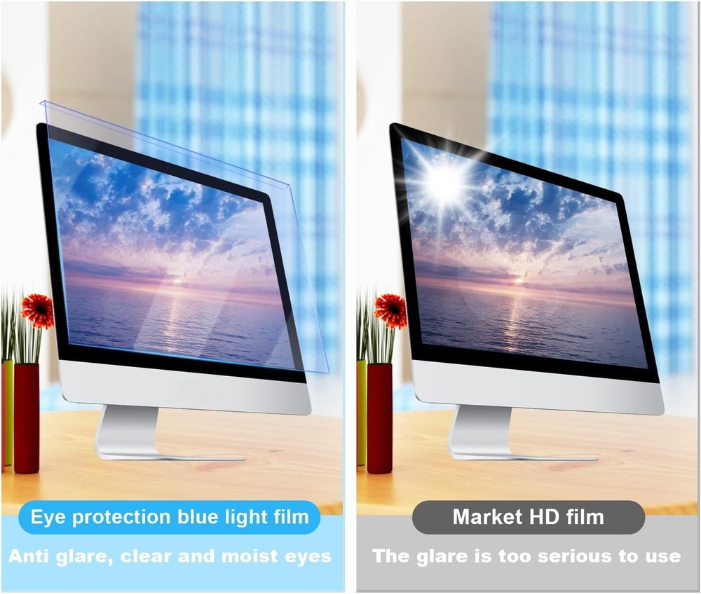 Anti Blue Light Screen Filter, Universal Blue Light Blocking Screen Protector Pa