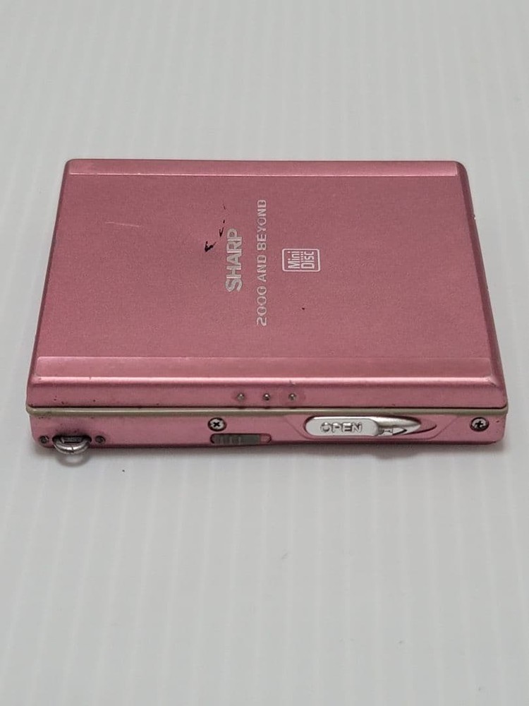 Sharp MD-ST531-P Portable MD Player Made in Jpana Untested
