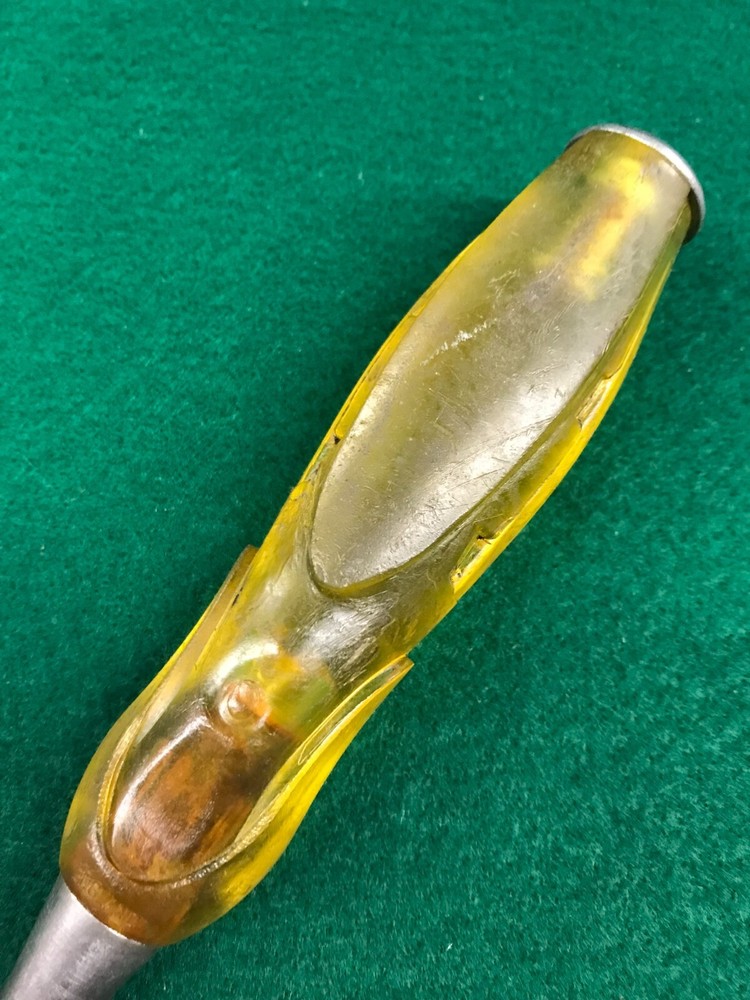 Vintage STANLEY - 1 1/4" Bevel Edge Chisel - Celluloid Handle - England